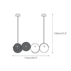 Himinuvyn Nordic Modern Metal Crystal Chandelier