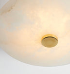 Jarnbruvyn Modern Brass Alabaster Ceiling Light