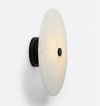 Jarnbruvyn Modern Brass Alabaster Ceiling Light
