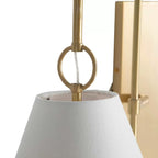 Ildvuvyi Modern Premium Brass Fabric Metal Wall Lamp