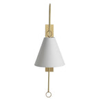 Ildvuvyi Modern Premium Brass Fabric Metal Wall Lamp