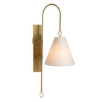 Ildvuvyi Modern Premium Brass Fabric Metal Wall Lamp