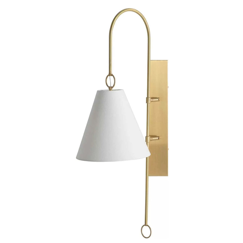 Ildvuvyi Modern Premium Brass Fabric Metal Wall Lamp