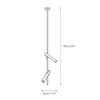 Jarnbruvyi Modern Minimalist Line Metal Pendant Light