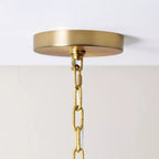 Kvennuvyn Modern Minimalist Metal Fabric Chandelier