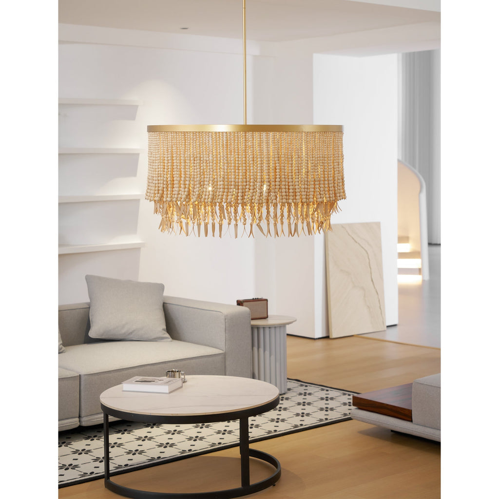 Ljomuvyn Postmodern Luxury Wood Metal Chandelier