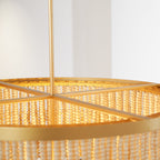 Odette Chandelier Wood and Coconut beads