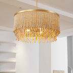 Ljomuvyn Postmodern Luxury Wood Metal Chandelier