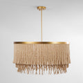 Odette Chandelier Wood and Coconut beads