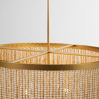 Ljomuvyn Postmodern Luxury Wood Metal Chandelier