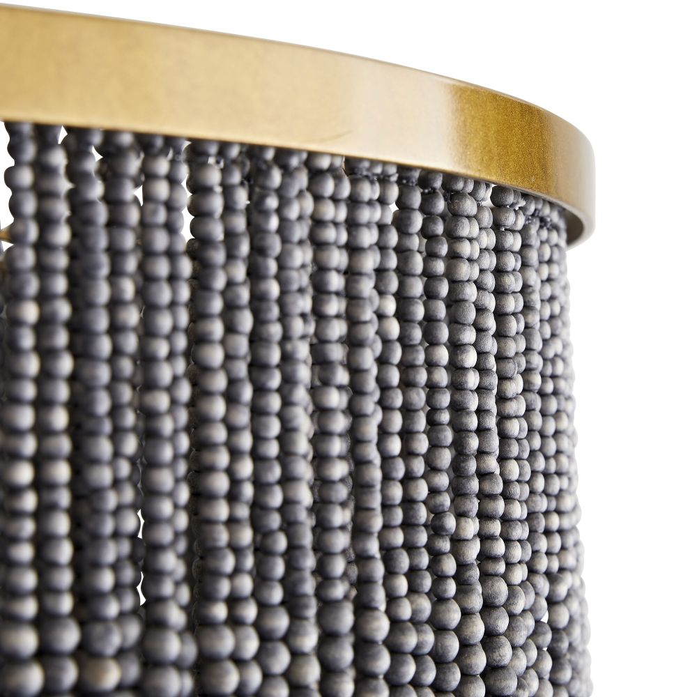 Odette Chandelier Wood and Coconut beads