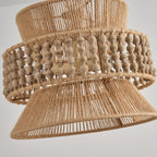 Kvennuvyi Natural Antigua Brown Metal Pendant Lamp