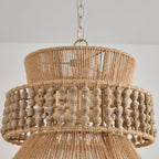 Kvennuvyi Natural Antigua Brown Metal Pendant Lamp