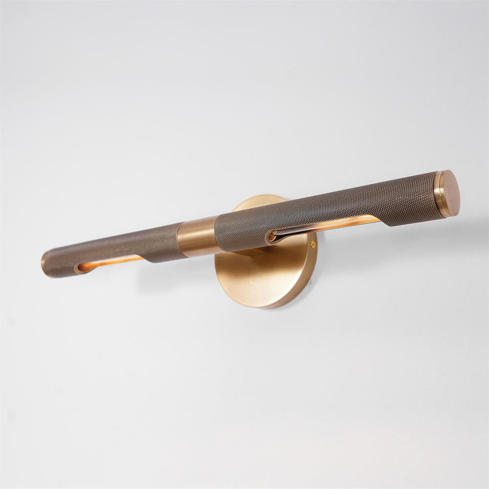 Solvain Modern Brass LED Wall Light