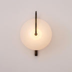 Norduvyn Modern Minimalist Art Metal Glass Wall Lamp