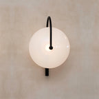 Norduvyn Modern Minimalist Art Metal Glass Wall Lamp