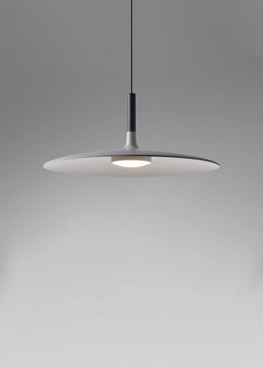 Lustra Pendant Lamp Aluminum Flat Disc