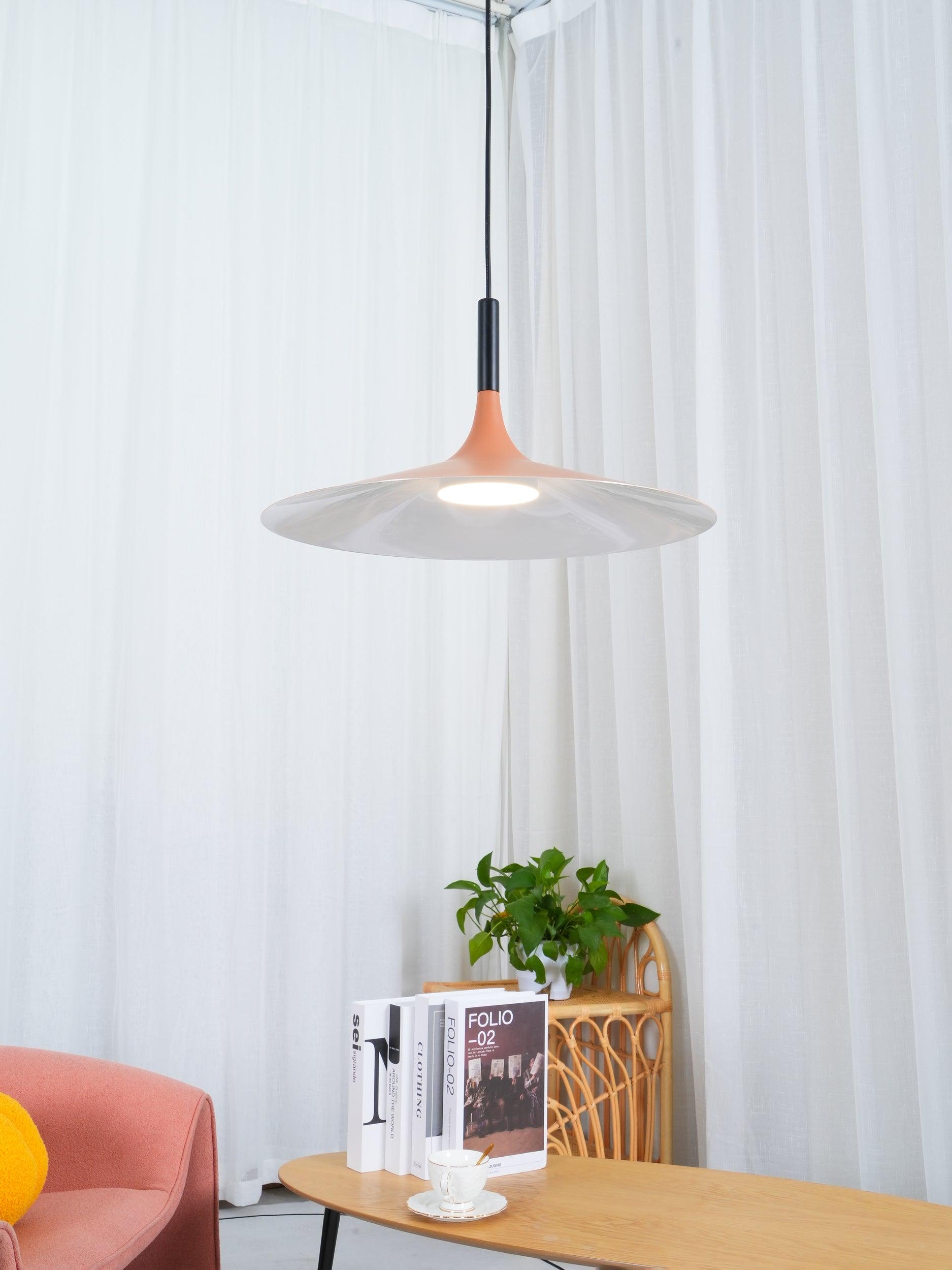 Lustra Pendant Lamp Aluminum Flat Disc