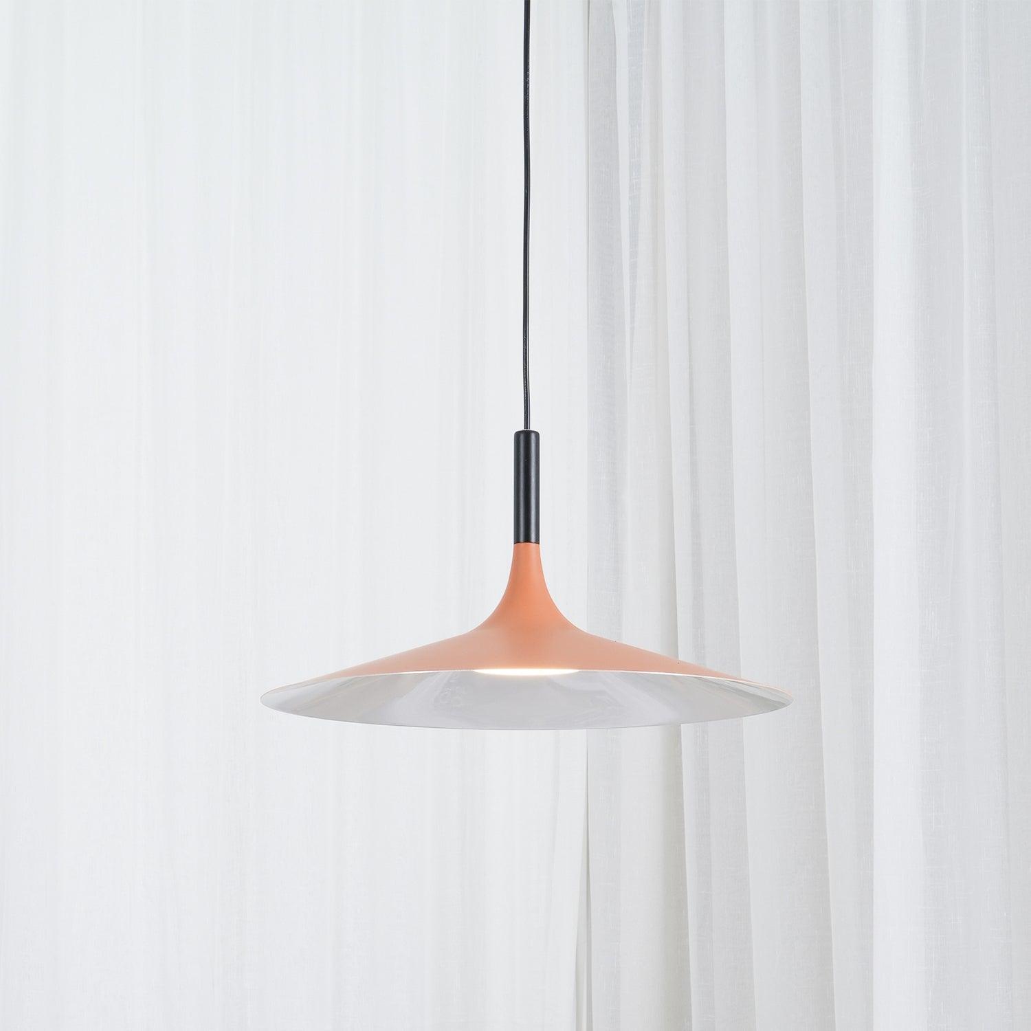 Lustra Pendant Lamp Aluminum Flat Disc