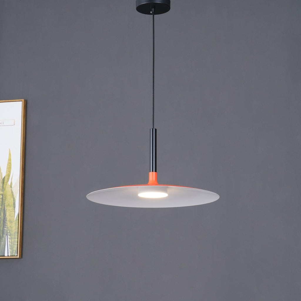 Lustra Pendant Lamp Aluminum Flat Disc