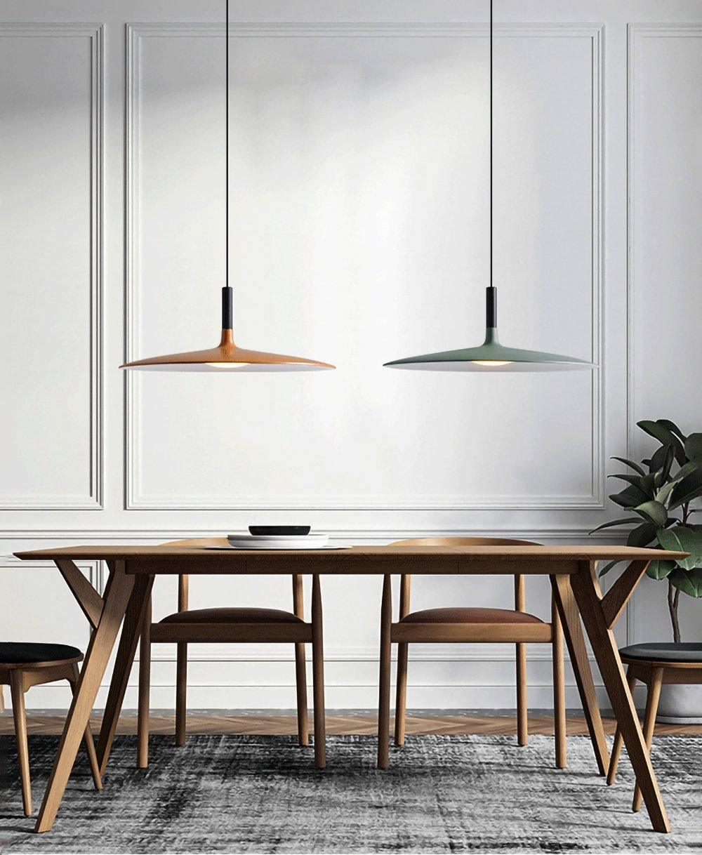 Lustra Pendant Lamp Aluminum Flat Disc