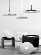 Lustra Pendant Lamp Aluminum Flat Disc