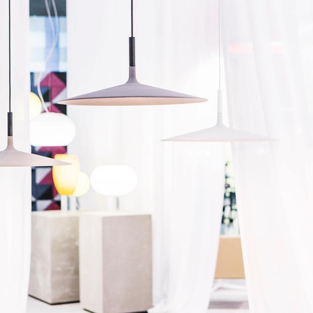 Lustra Pendant Lamp Aluminum Flat Disc