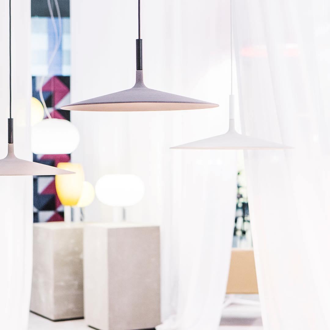 Lustra Pendant Lamp Aluminum Flat Disc