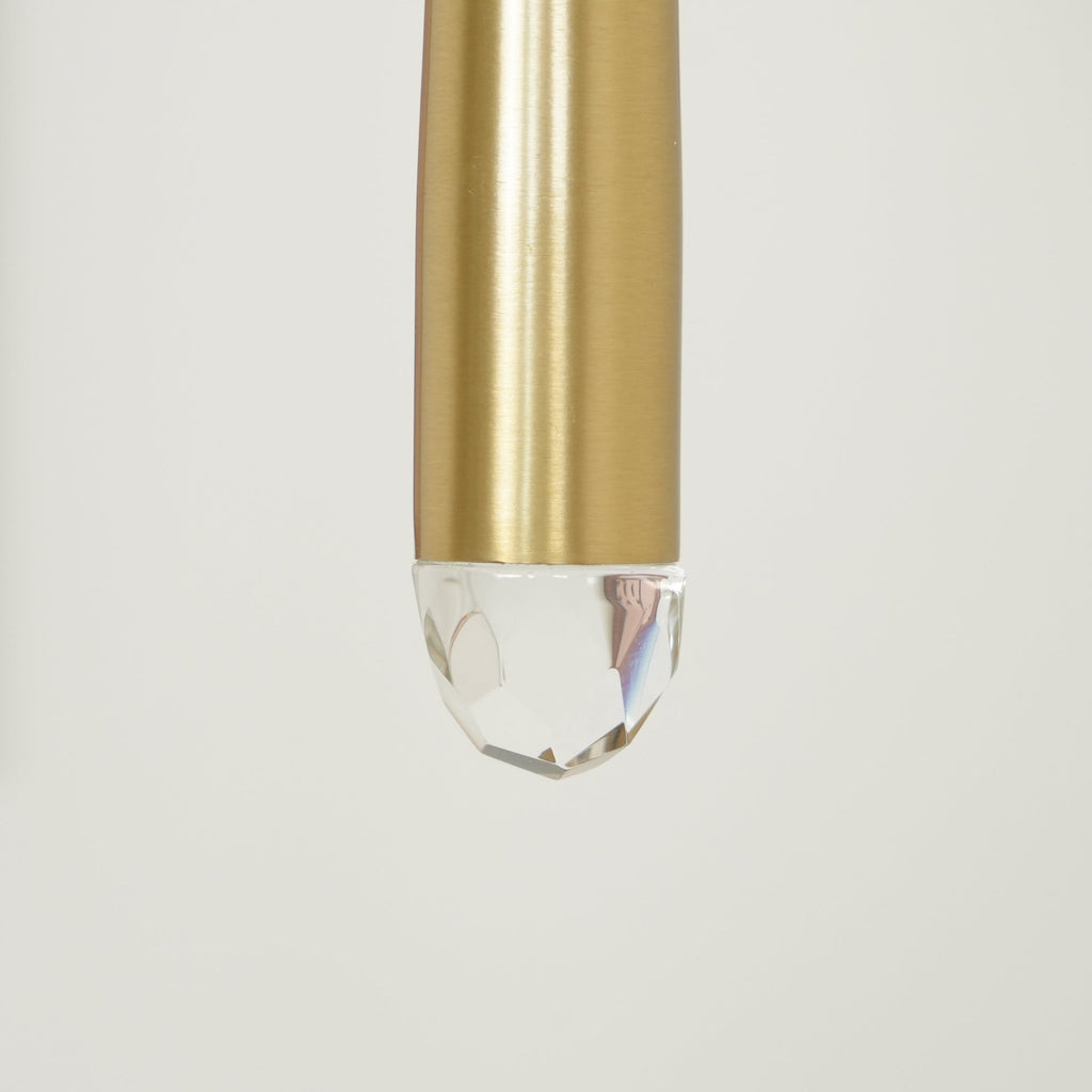 Chandelier Crystal Shade Brass Blackened Silver Luxe  Staircase