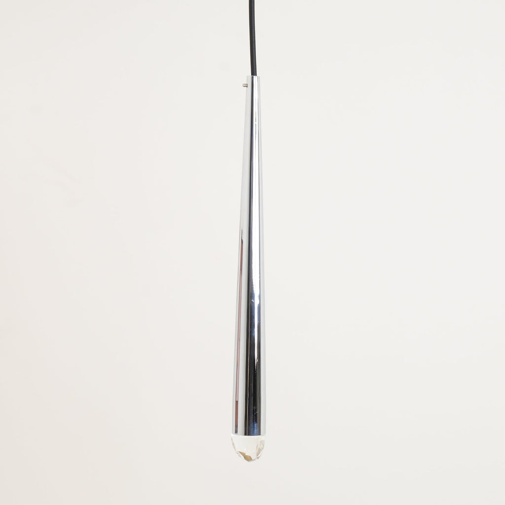 Chandelier Crystal Shade Brass Blackened Silver Luxe  Staircase