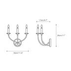 Qvistuvys Modern Minimalist Metal Wall Lamp
