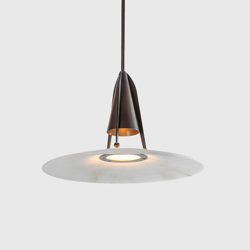 Aragon Pendant Light Alabaster  Fusion