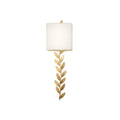Plotuvyo Modern Minimalist Grove Brass Fabric Metal Wall Lamp