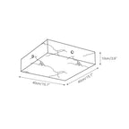 Rauduvys Modern Minimalist Alabaster  Ceiling Light