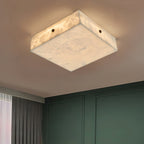 Rauduvys Modern Minimalist Alabaster  Ceiling Light