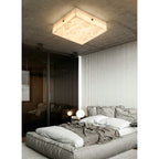 Rauduvys Modern Minimalist Alabaster  Ceiling Light
