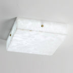 Rauduvys Modern Minimalist Alabaster  Ceiling Light