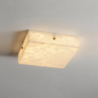 Rauduvys Modern Minimalist Alabaster  Ceiling Light