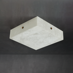 Rauduvys Modern Minimalist Alabaster  Ceiling Light