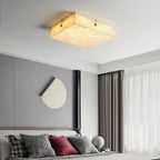 Rauduvys Modern Minimalist Alabaster  Ceiling Light