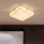 Rauduvys Modern Minimalist Alabaster  Ceiling Light