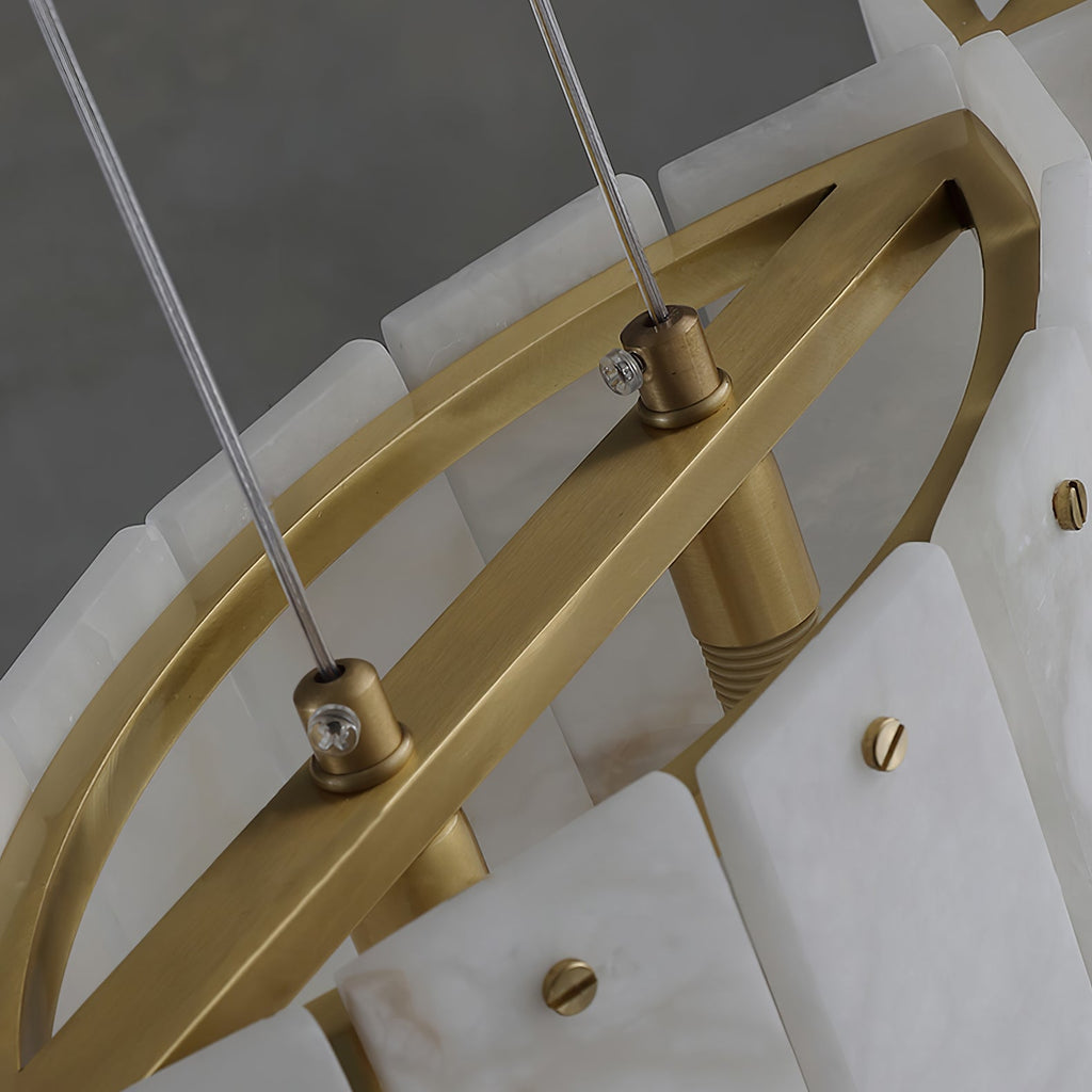 Cavelan Cluster Alabaster Pendant Light