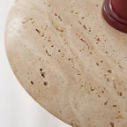 Onorarae Dome-Shade Travertine Pendant Light