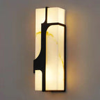 Ariel Wall Lamp Alabaster & Brass Elegance
