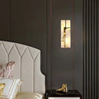 Ariel Wall Lamp Alabaster & Brass Elegance