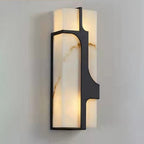Ariel Wall Lamp Alabaster & Brass Elegance