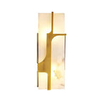 Ariel Wall Lamp Alabaster & Brass Elegance