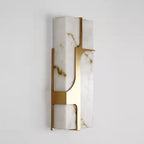 Ariel Wall Lamp Alabaster & Brass Elegance
