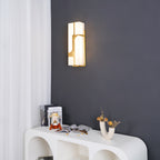 Ariel Wall Lamp Alabaster & Brass Elegance