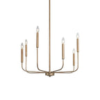 Ulfuvys Modern Candle Industrial Metal Chandelier